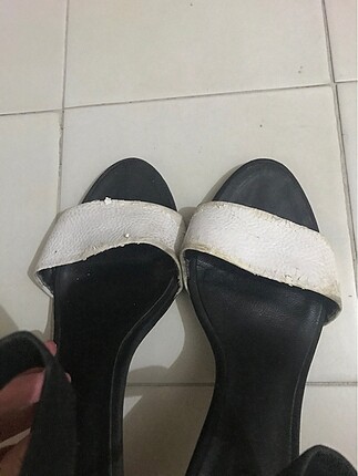 39 Beden siyah Renk Zara sandalet