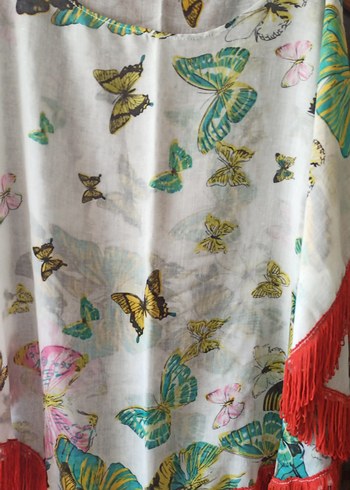 Kelebek Desenli moya üstü - Görsel 2