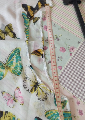 Kelebek Desenli moya üstü - Görsel 8