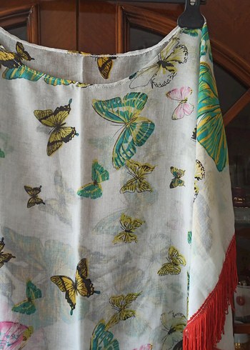 Kelebek Desenli moya üstü - Görsel 3