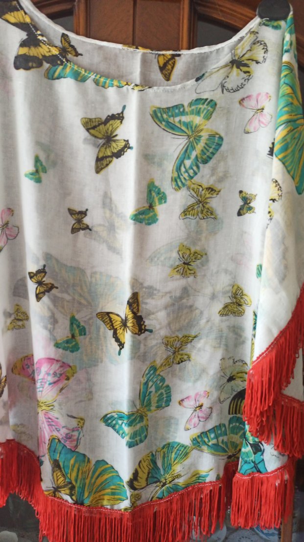 Kelebek Desenli moya üstü - Görsel 2