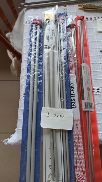  Örgü şişleri /6 adet şiş 80 TL 
