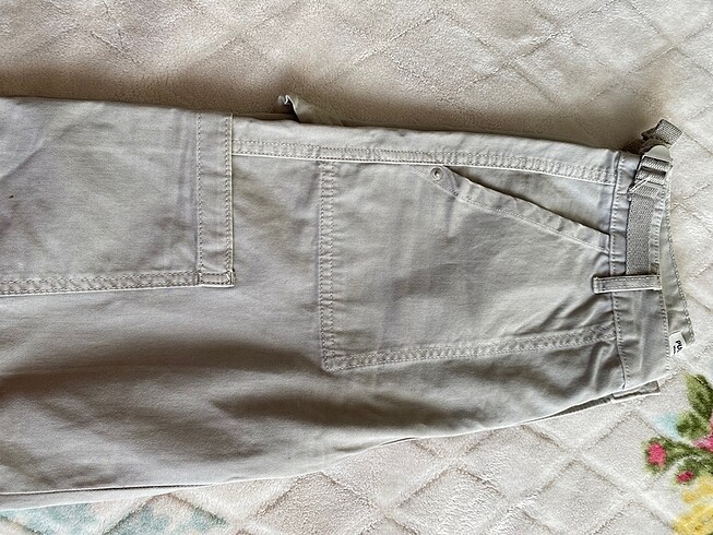 s Beden gri Renk pull&bear kargo pantolon