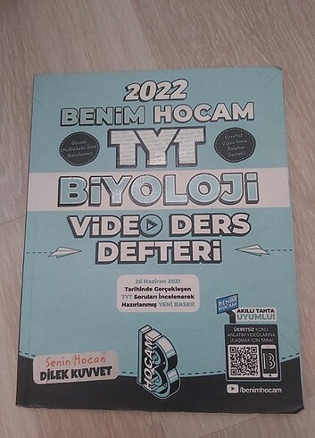 Tyt biyoloji benim hocam video ders notu