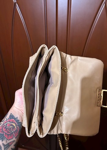 Pudra renk çanta - Görsel 3