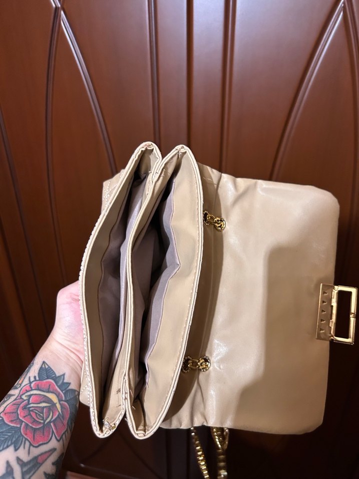 Pudra renk çanta - Görsel 3