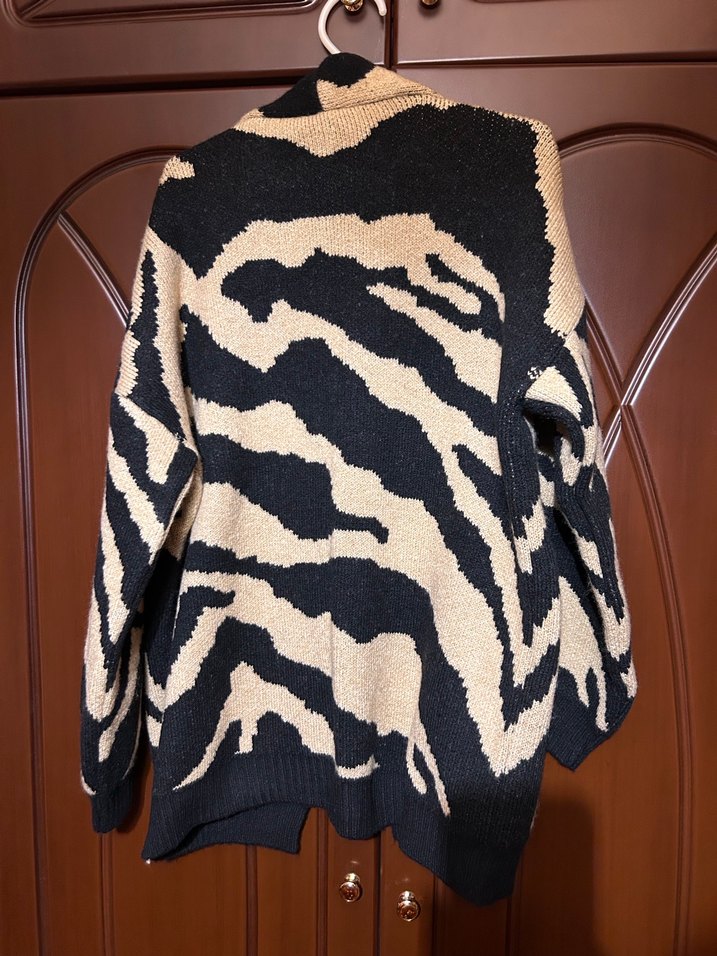 Zebra desen hırka - Görsel 2