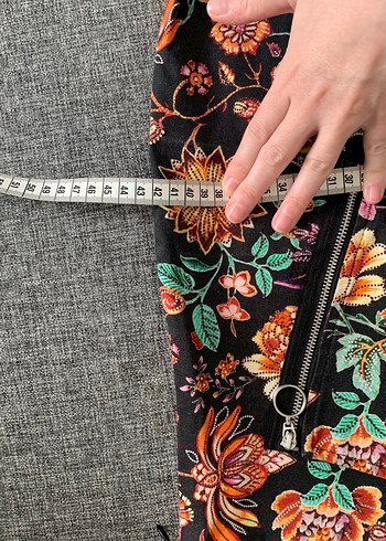 Koton Desenli Mini Etek - Görsel 7