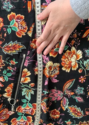 Koton Desenli Mini Etek - Görsel 8