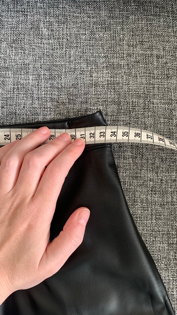 Defacto Suni Deri Mini Etek - Görsel 4