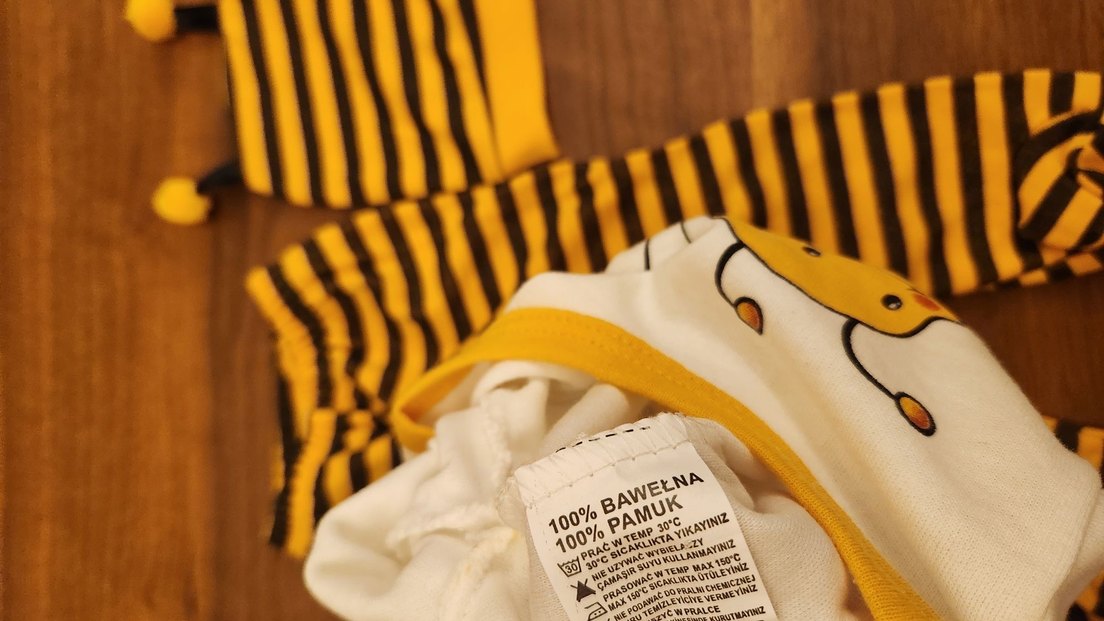 Arı Uzun Kollu Zıbınlı Bebek Takımı - Görsel 5