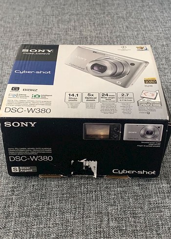 Sony Cyber-shot G Dijital Kamera Gri DSC-W380 - Görsel 4