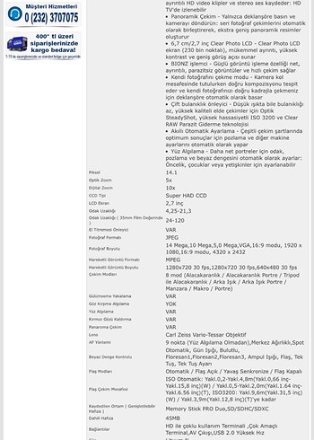 Sony Cyber-shot G Dijital Kamera Gri DSC-W380 - Görsel 7