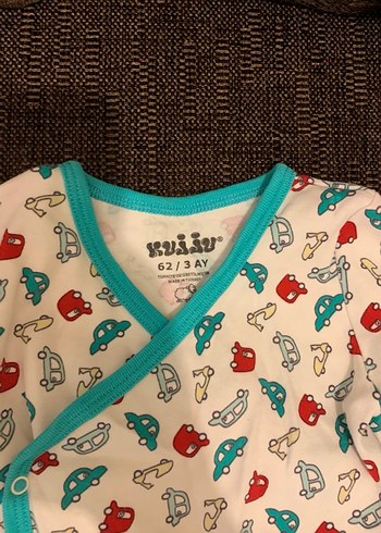 Bebek Uzun Kollu Zıbın 2 adet 3ay - Görsel 4