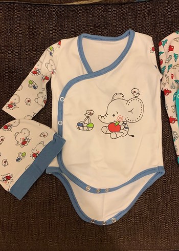 Bebek Uzun Kollu Zıbın 2 adet 3ay - Görsel 2