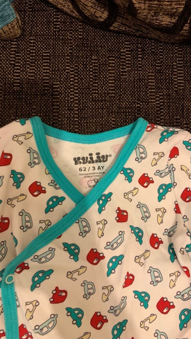 Bebek Uzun Kollu Zıbın 2 adet 3ay - Görsel 4