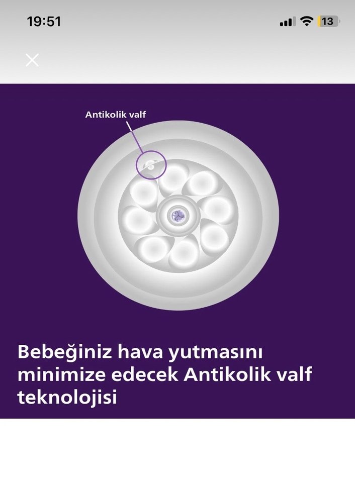 Philips Avent 0+ Ay 2 numara Antikolik Bebek Biberonu - Görsel 2