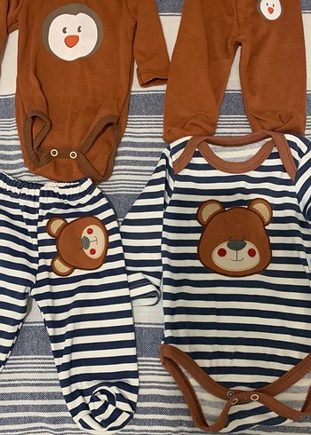 Zıbın ve Ayaklı Alt Takım 2 adet - Görsel 3