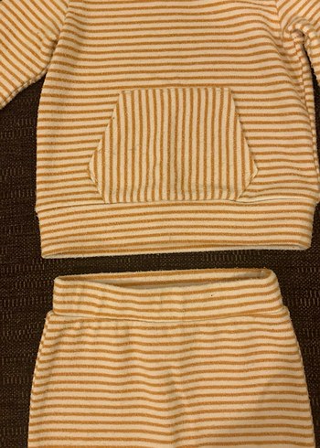 Bebek Erkek Çizgili Alt Üst Takım - Görsel 2