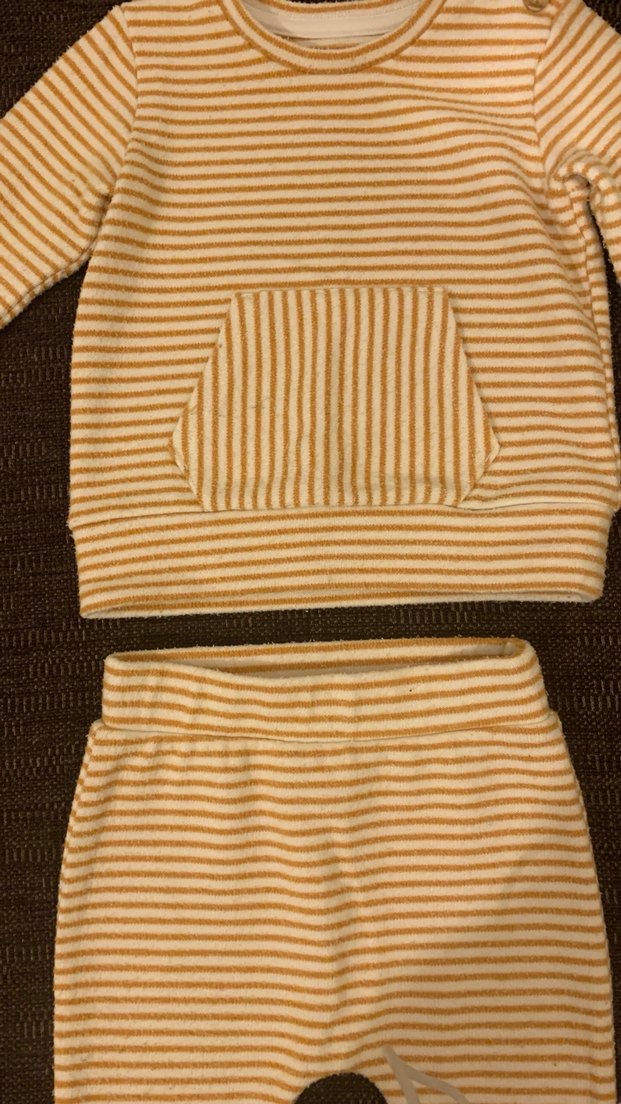Bebek Erkek Çizgili Alt Üst Takım - Görsel 2