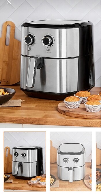 Karaca Multifry Inox Double Pan Airfyer