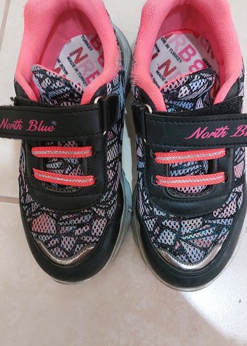 Kız Çocuk Çok Renkli Bağcıklı Sneaker - Görsel 2