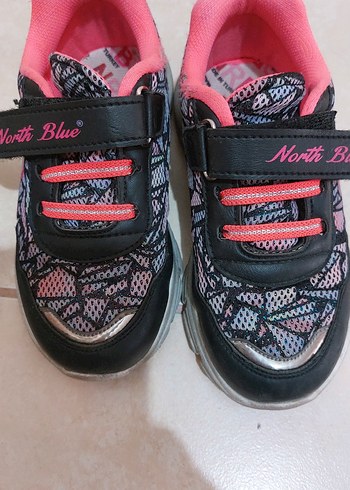 Kız Çocuk Çok Renkli Bağcıklı Sneaker - Görsel 4