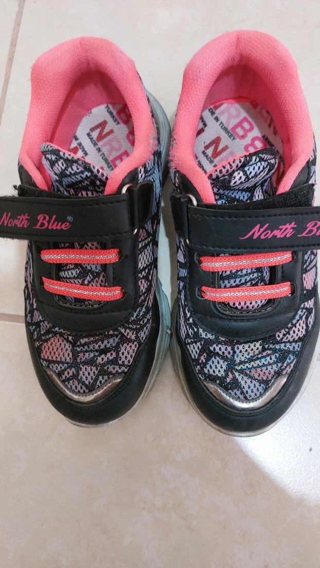 Kız Çocuk Çok Renkli Bağcıklı Sneaker - Görsel 2