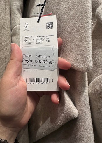 Bej Cepli Uzun Kaban - Görsel 4