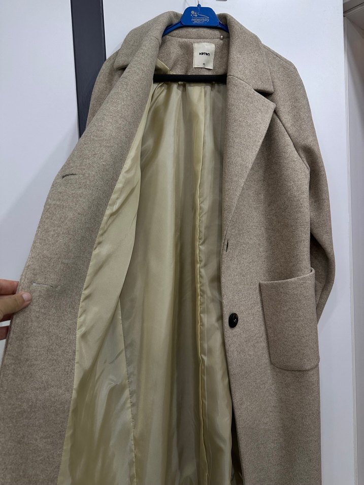 Bej Cepli Uzun Kaban - Görsel 2