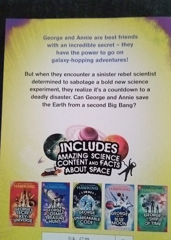 George and the Big Bang - Lucy & Stephen Hawking - Görsel 2