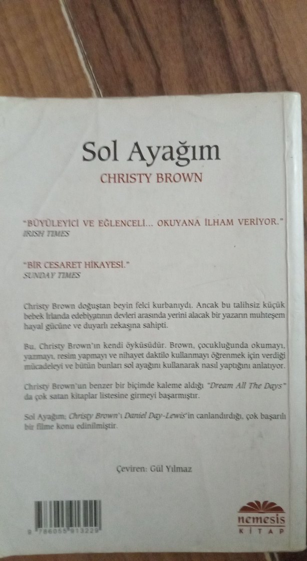 Sol Ayağım - Christy Brown - Görsel 2