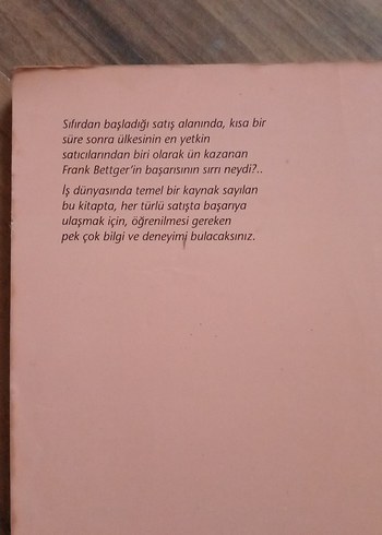 Satışta Başarı - Frank Bettger - Görsel 2