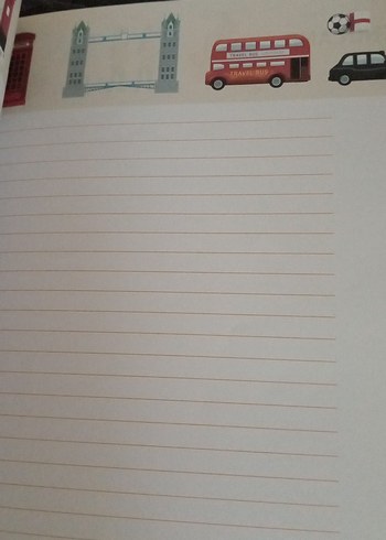 Renkli Pembe İngilizce Defter - Görsel 10