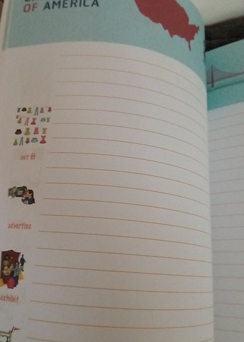 Renkli Pembe İngilizce Defter - Görsel 8