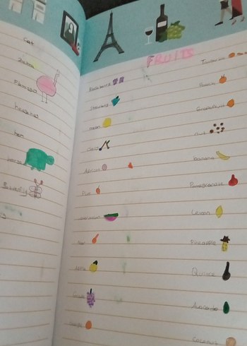 Renkli Pembe İngilizce Defter - Görsel 14