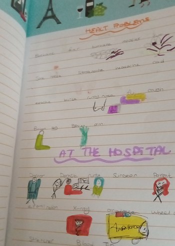 Renkli Pembe İngilizce Defter - Görsel 11