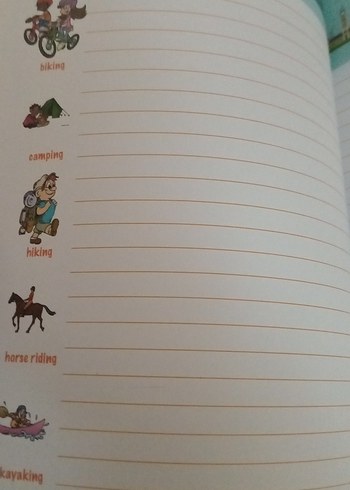 Renkli Pembe İngilizce Defter - Görsel 4