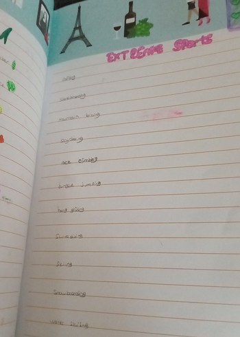 Renkli Pembe İngilizce Defter - Görsel 12