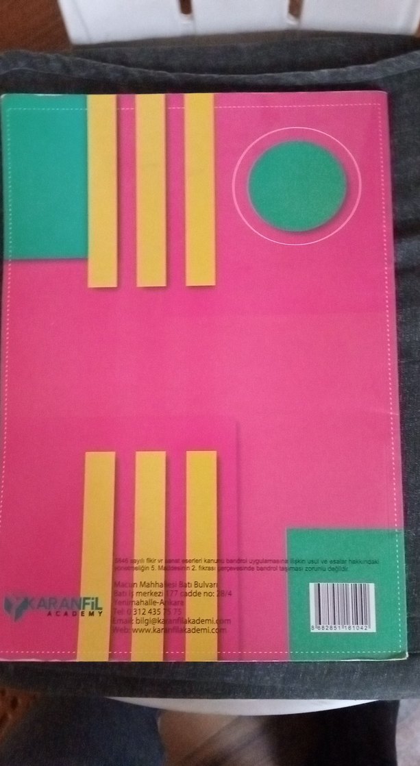 Renkli Pembe İngilizce Defter - Görsel 2