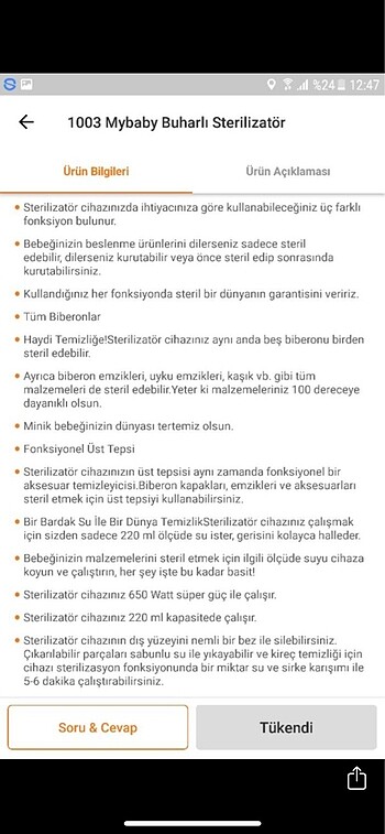 Diğer Homend Sterilizatör