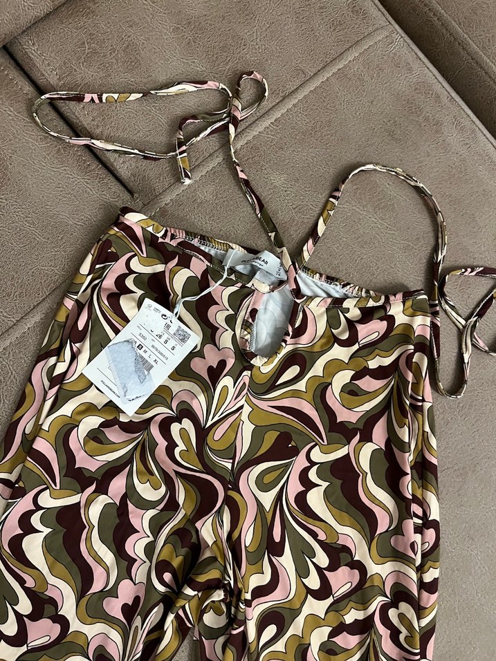 Pull&Bear Beli Bağcıklı Pantolon - Görsel 2