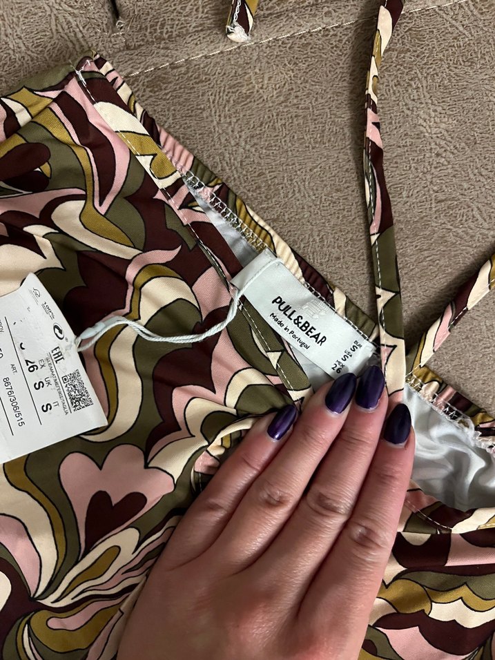 Pull&Bear Beli Bağcıklı Pantolon - Görsel 3