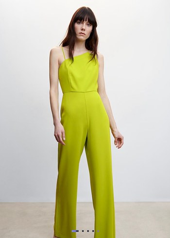 Mango Neon Yeşil Tulum - Görsel 3