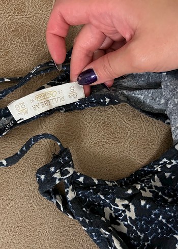 Pull Bear Bohem Desenli Tulum - Görsel 2