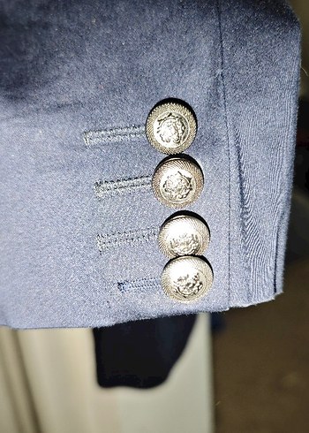 Erkek Lacivert Düğmeli Ceket - Görsel 7