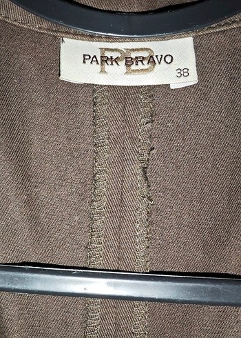 Haki Denim Düğmeli Kadın Blazer Ceket - Görsel 4