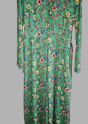 Çiçek Desenli Tulum - Görsel 2