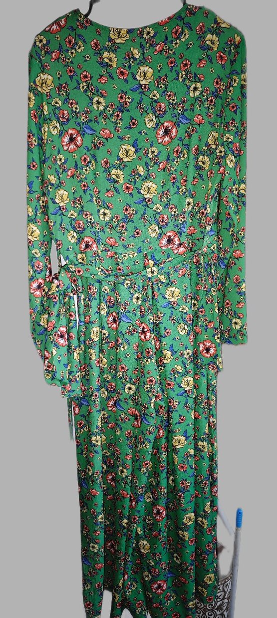 Çiçek Desenli Tulum - Görsel 3