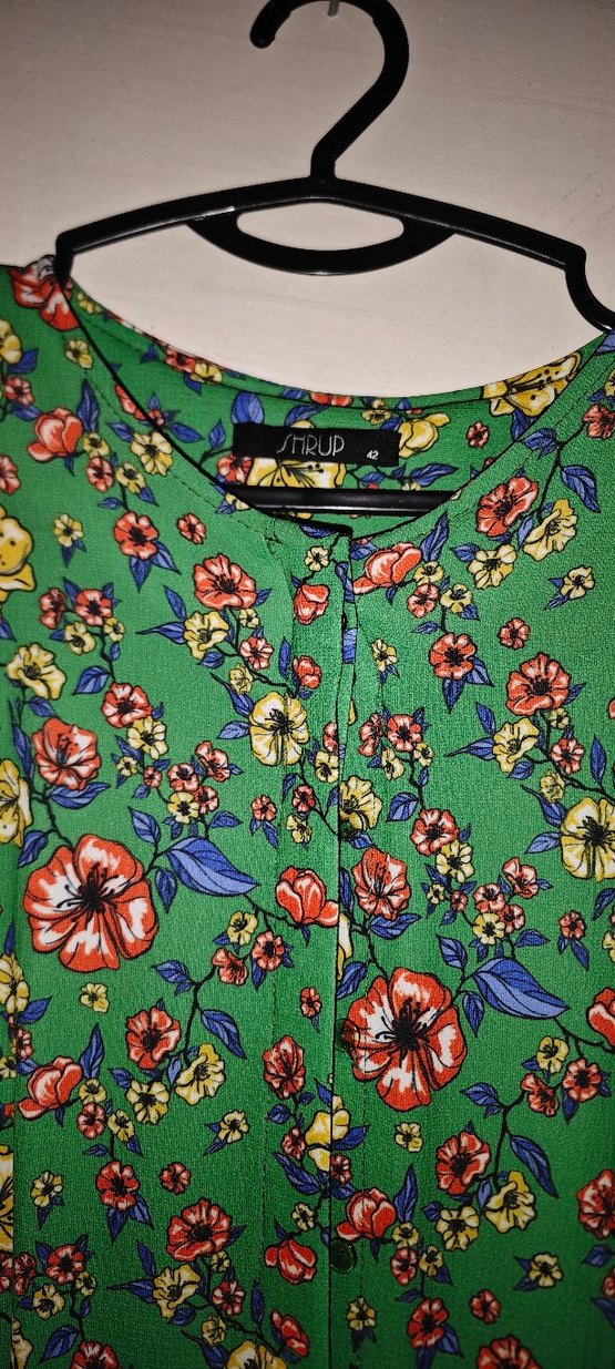 Çiçek Desenli Tulum - Görsel 5